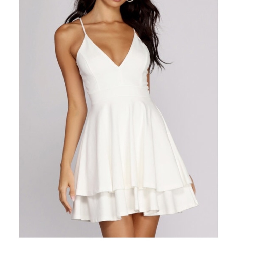 White Windsor dress
